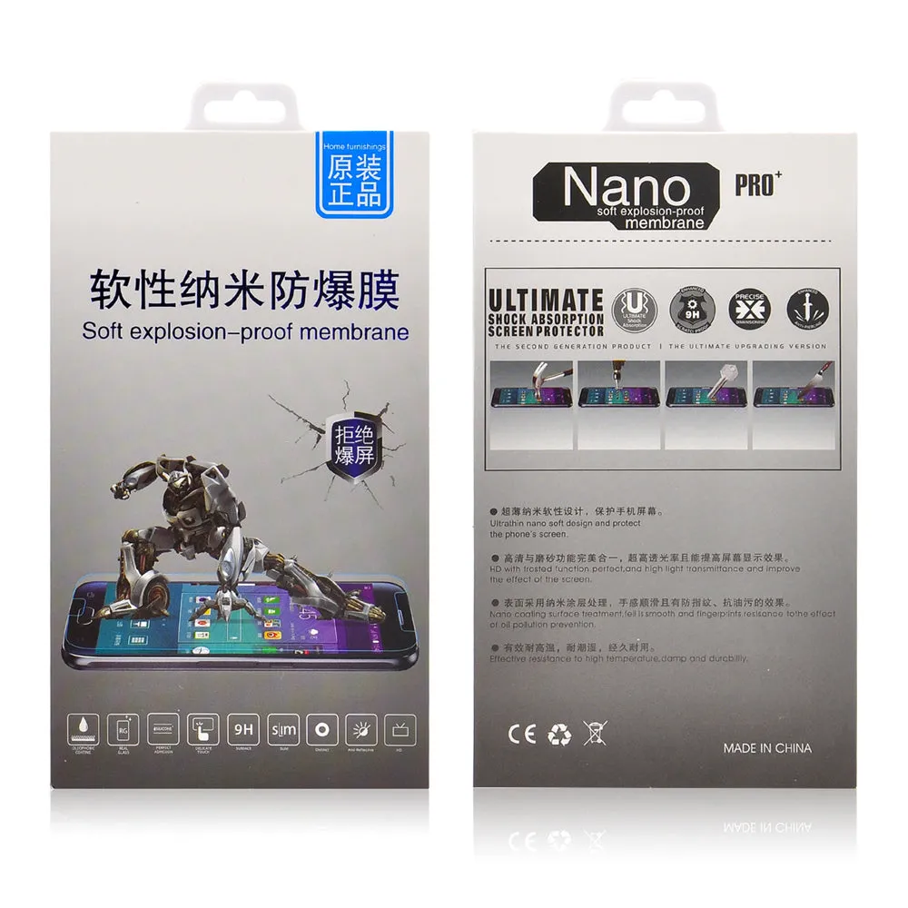 0.1mm Curved Full Coverage TPU Screen Film for Samsung Galaxy S6 edge G925 Explosion-proof