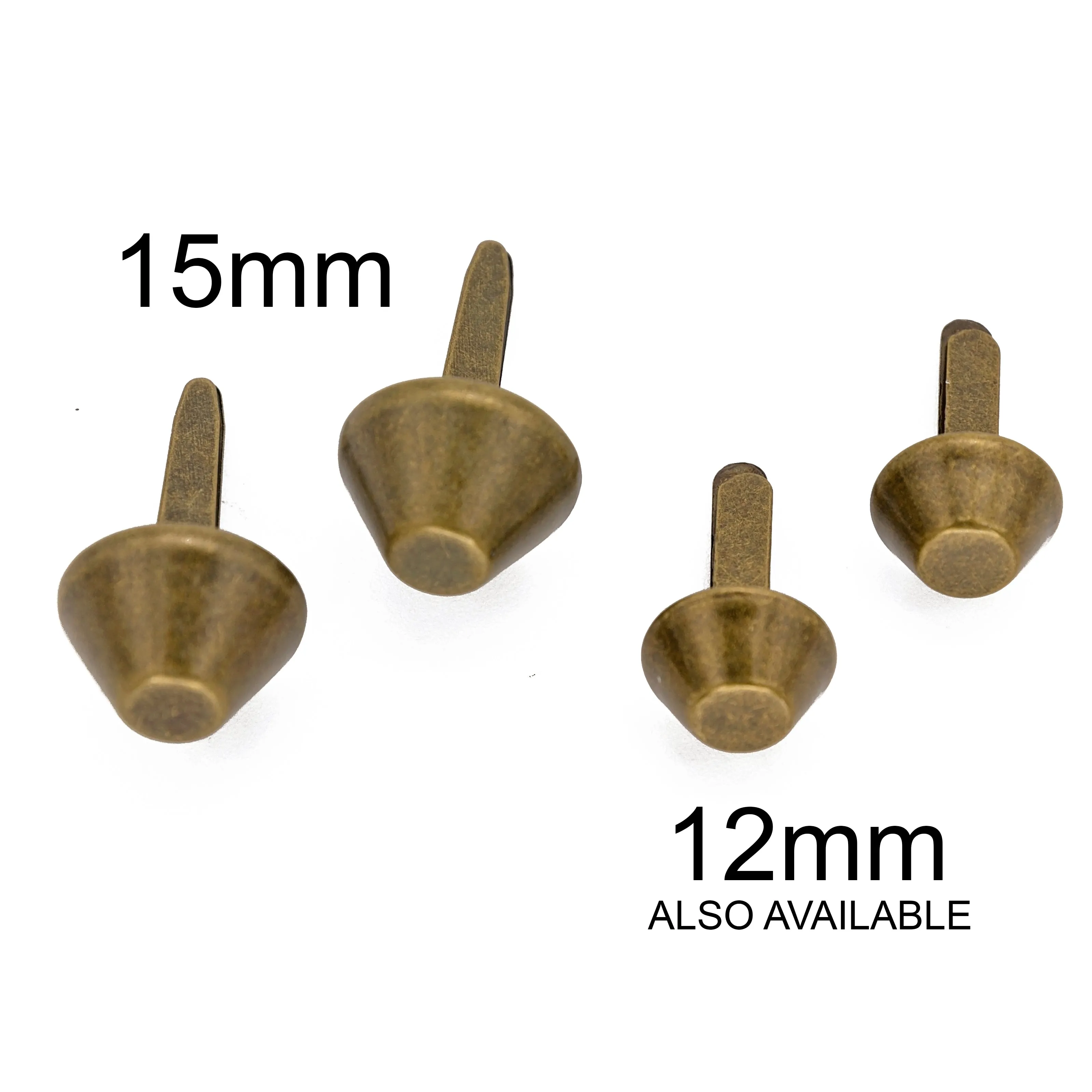 15 mm Purse Feet with Prongs - Set of 4