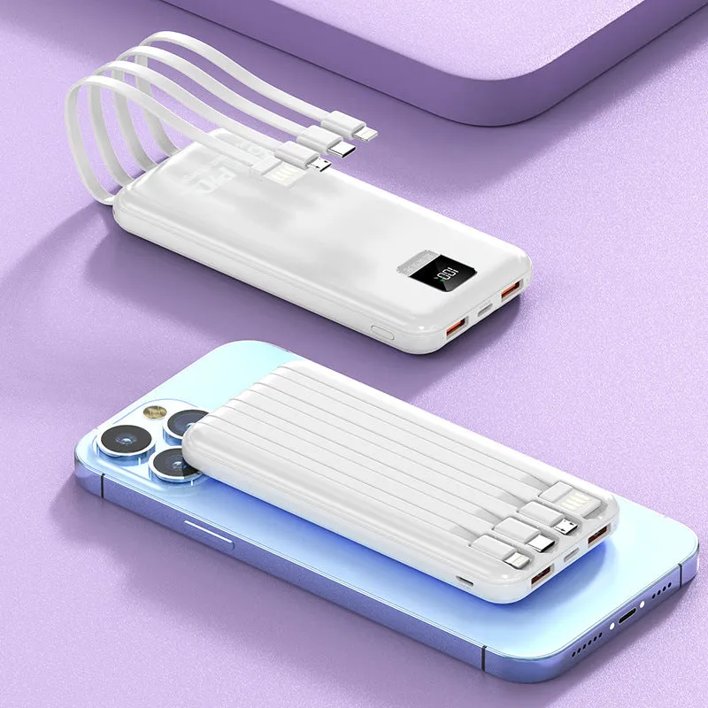 20000mAh PowerBank with Built In Cables