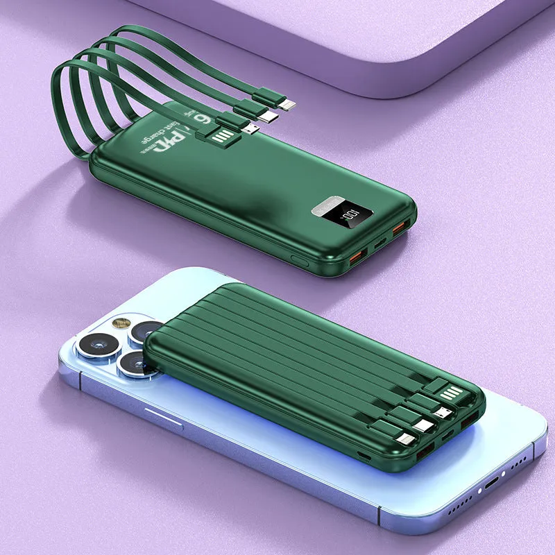 20000mAh PowerBank with Built In Cables