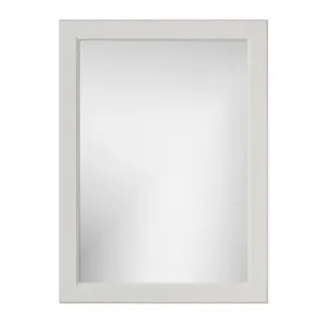 24"W x.75"D x 32"Framed Mirror Rounded Dewy Morning
