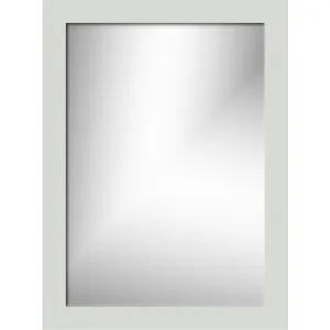 24"W x.75"D x 32"Framed Mirror Square Dewy Morning