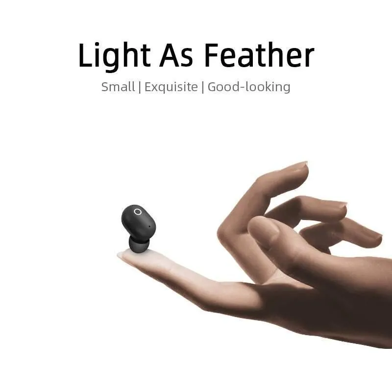 A10S Wireless Earbuds With 1800mah Mobile Power Bank