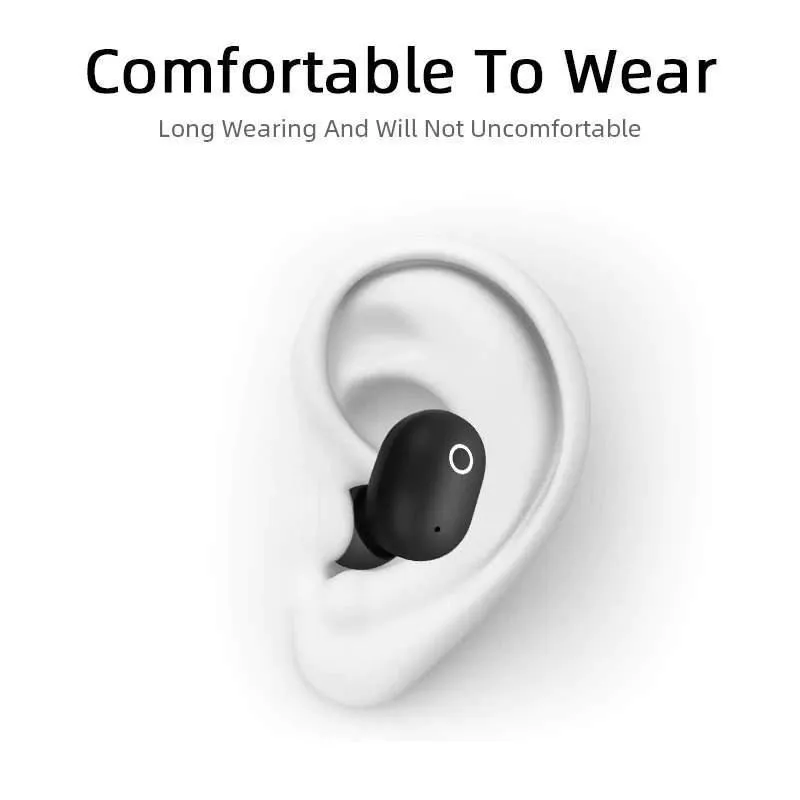 A10S Wireless Earbuds With 1800mah Mobile Power Bank