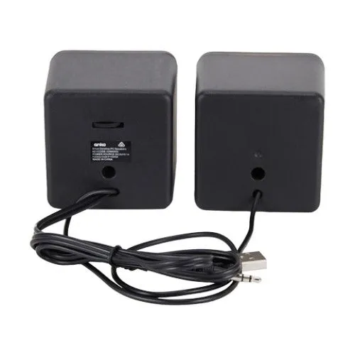 Anko Small 3W Desktop PC Speakers - Black