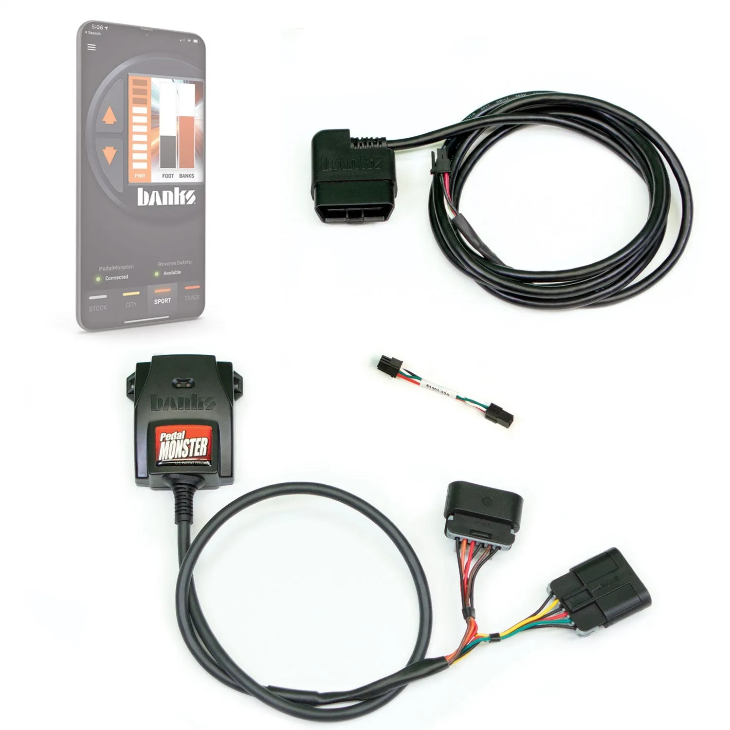 Banks Power 64320 PedalMonster® Kit; For Use w/Phone; Aptiv GT 150; 6 Way; Stand Alone;