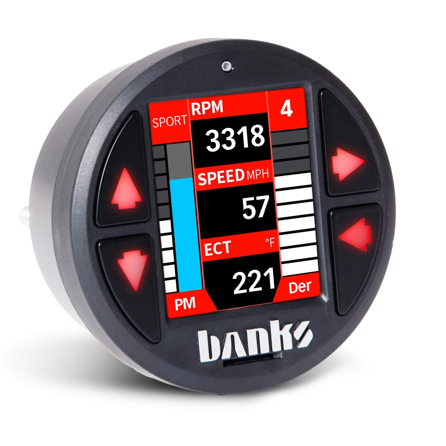 Banks Power 64322 PedalMonster® Kit; w/Banks iDash 1.8 SuperGauge; Aptiv GT 150; 6 Way;