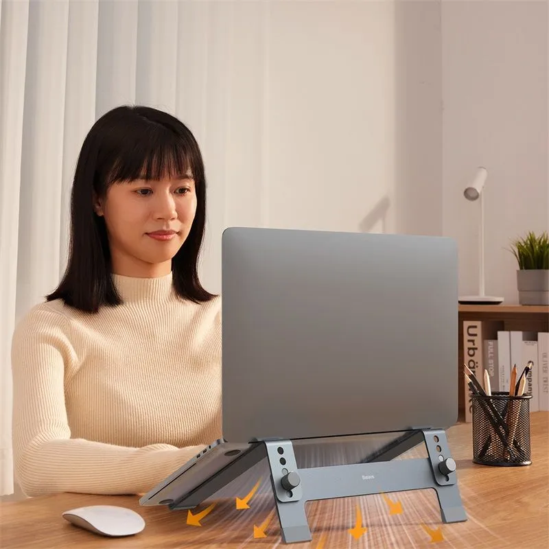 Baseus Laptop Stand 4-Gear Adjustable, Space Grey -B10053100811-00