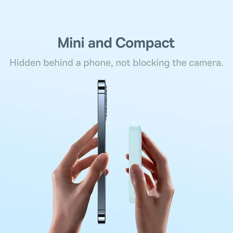 Baseus MagSafe-Compatible Magnetic Power Bank: Rapid Charging for iPhone