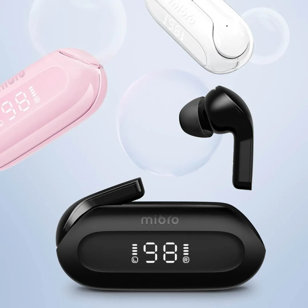 Belaidės ausinės Xiaomi Mibro Earbuds 3 juodos