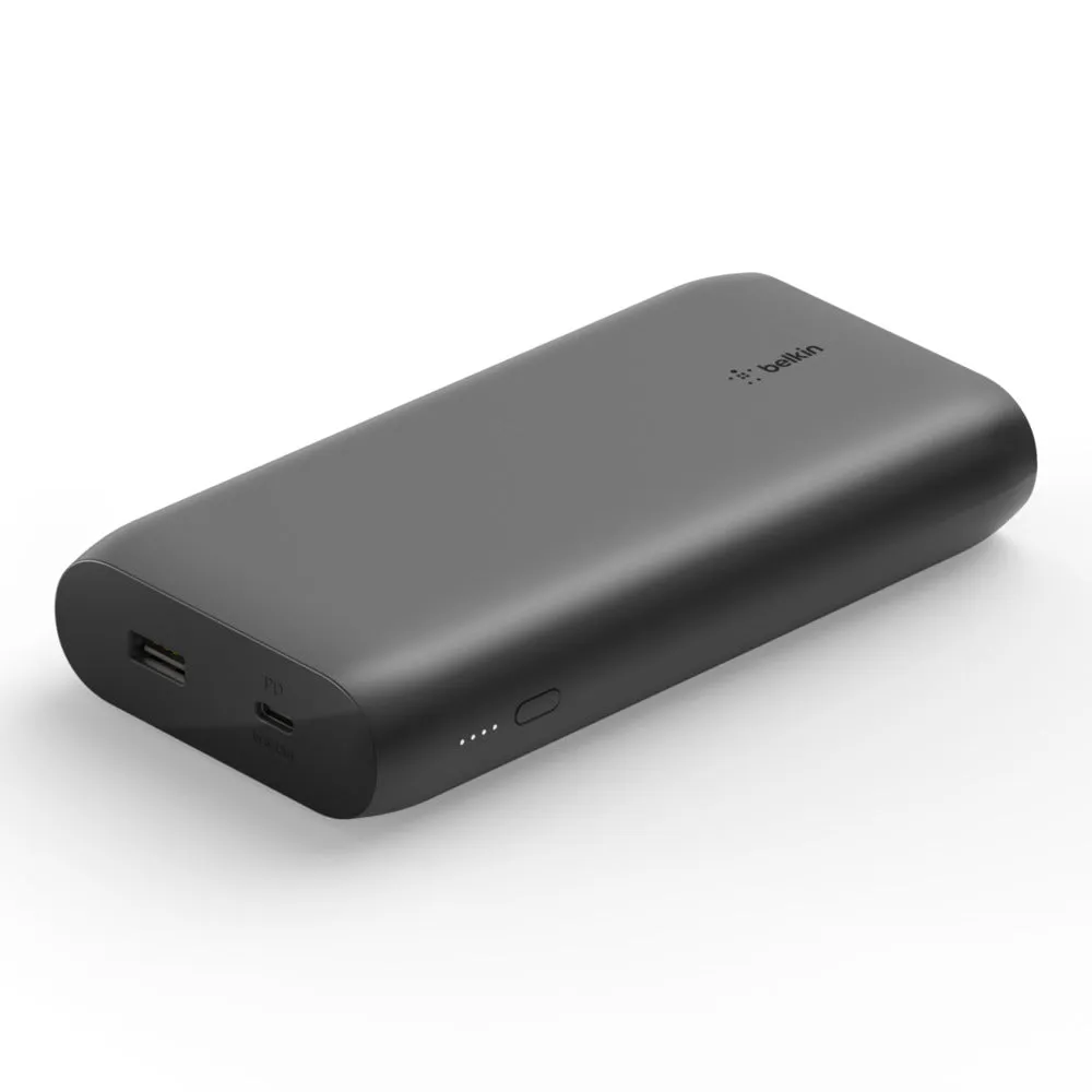 Belkin BoostCharge USB-C PD Power Bank 20K Universally compatible - Black
