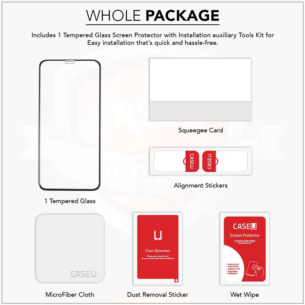 Black Shield Premium Tempered Glass - iPhone 11 Pro