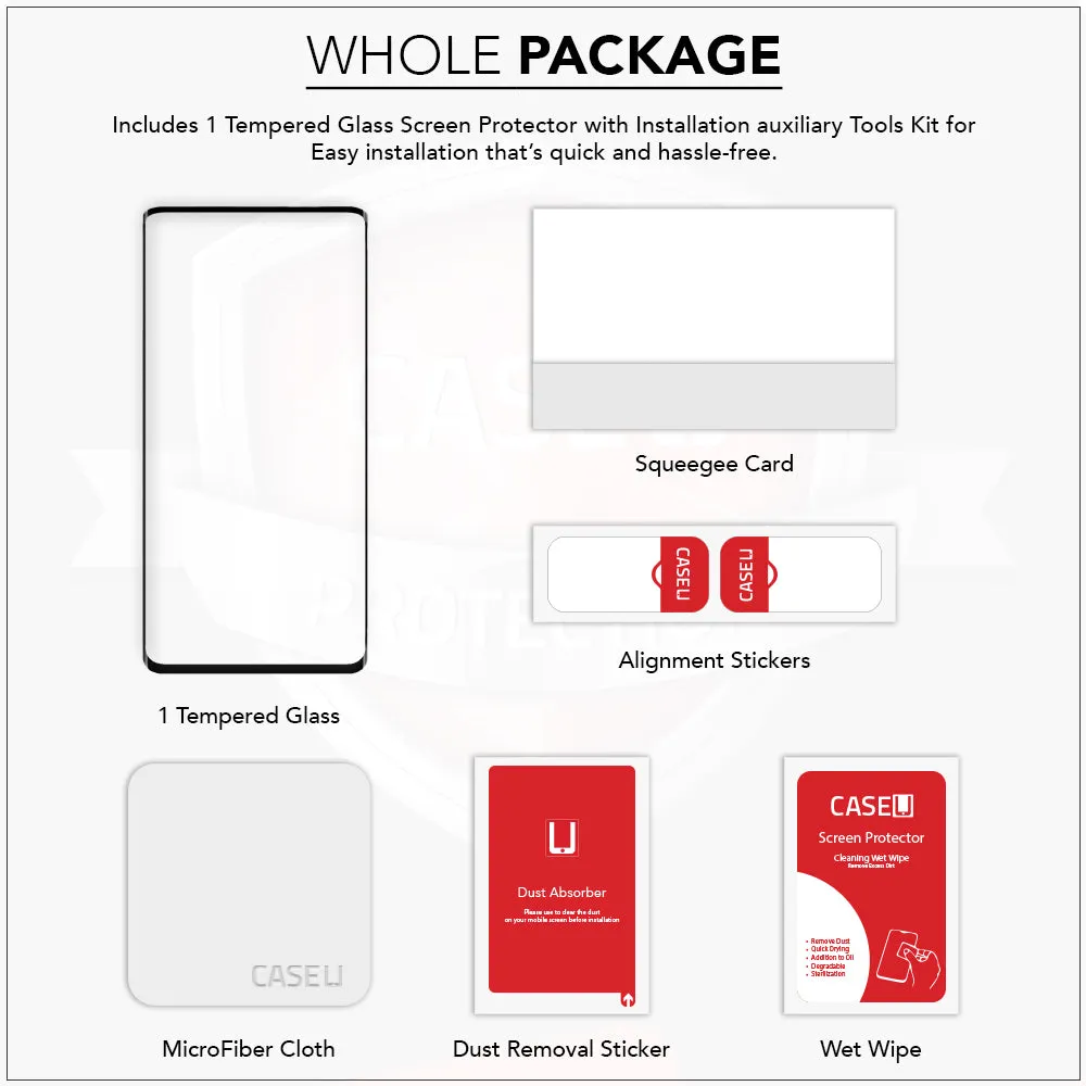 Black Shield Premium Tempered Glass - OnePlus 8