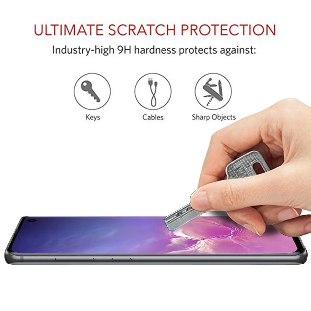 Black Shield Premium Tempered Glass - Samsung S10