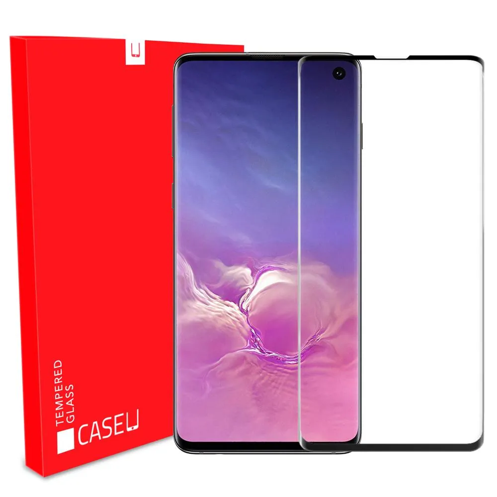 Black Shield Premium Tempered Glass - Samsung S10