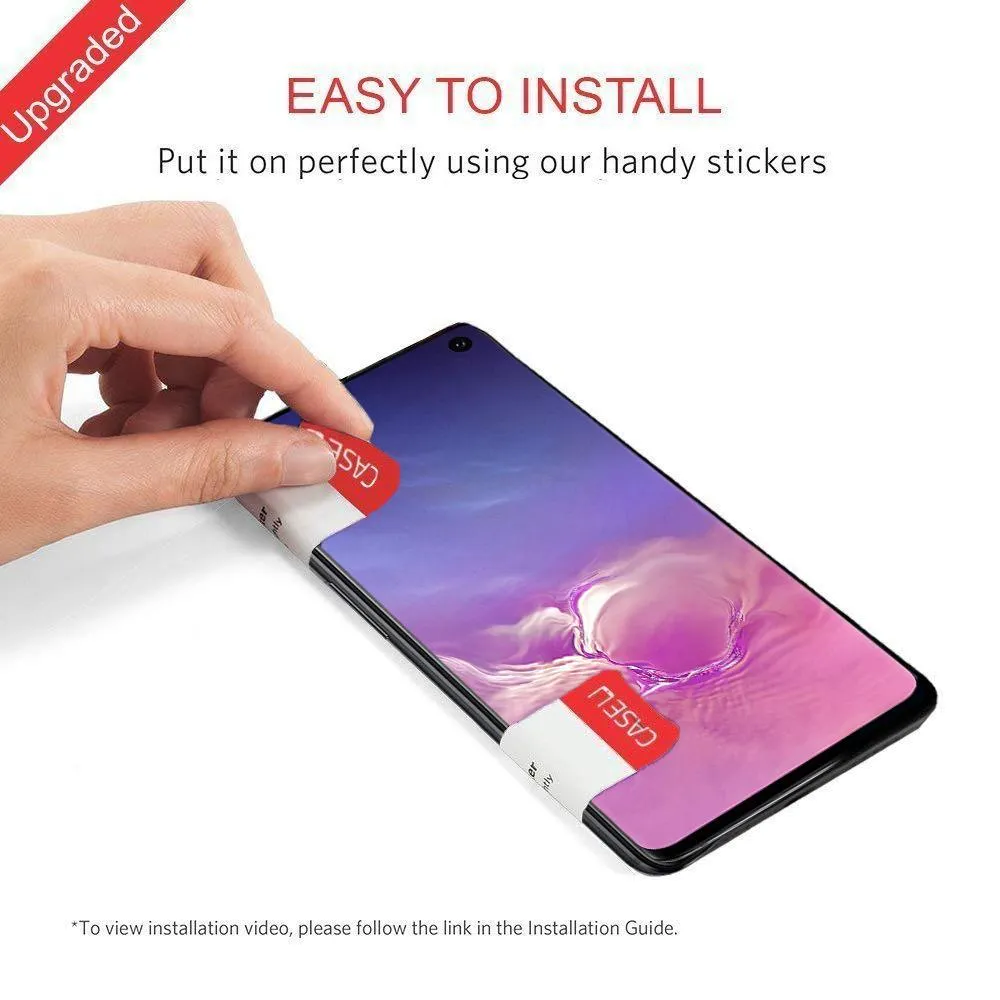 Black Shield Premium Tempered Glass - Samsung S10
