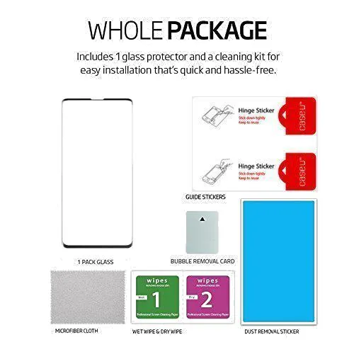 Black Shield Premium Tempered Glass - Samsung S10