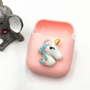 Blue Mane Unicorn AirPods Case