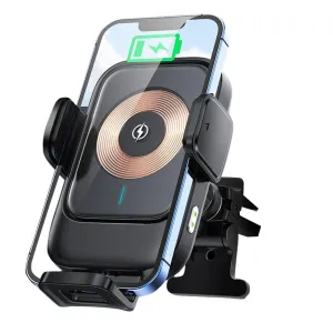 Car Phone Holder 15w Fast Charge Wireless Charger Smart Sensor