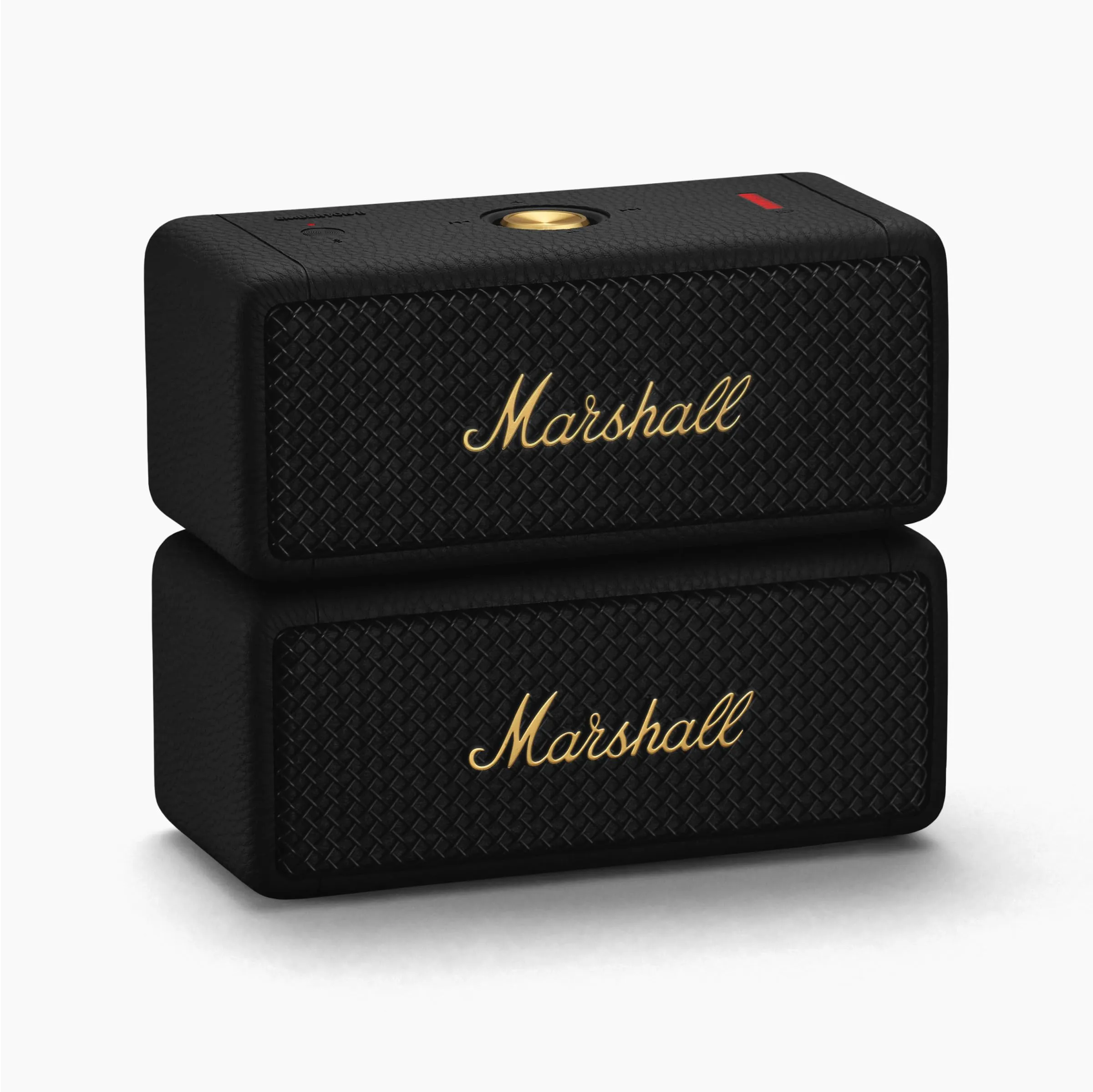 Certified Refurbished - Marshall - Emberton II BT Portable Speaker - Black & Brass