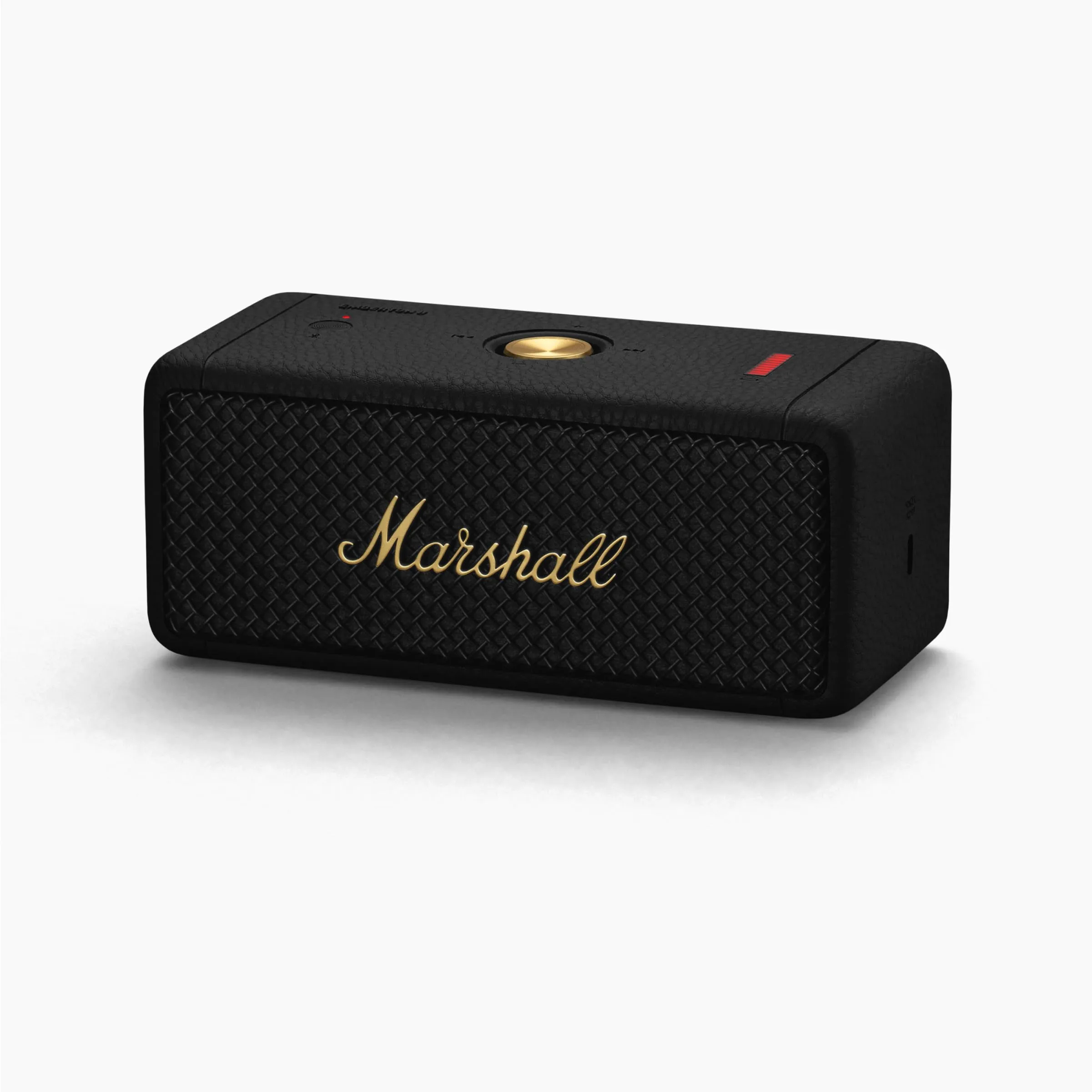 Certified Refurbished - Marshall - Emberton II BT Portable Speaker - Black & Brass