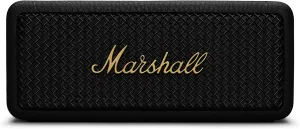 Certified Refurbished - Marshall - Emberton II BT Portable Speaker - Black & Brass
