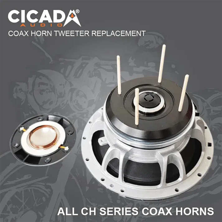 CICADA AUDIO CH65 PRO COAXIAL HORN SPEAKER 6.5" (2Ω AND 4Ω)
