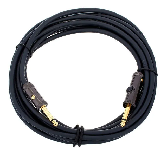 D'Addario PW-AG-15 Circuit Breaker Straight to Straight Instrument Cable - 15 foot
