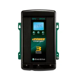 ENERDRIVE EPOWER Smart Charger 20AMP / 12V