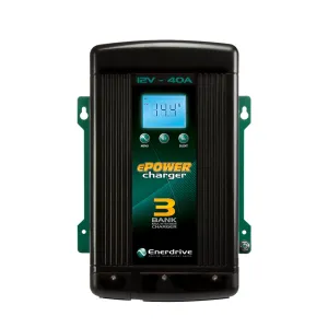 ENERDRIVE EPOWER Smart Charger 40AMP / 12V