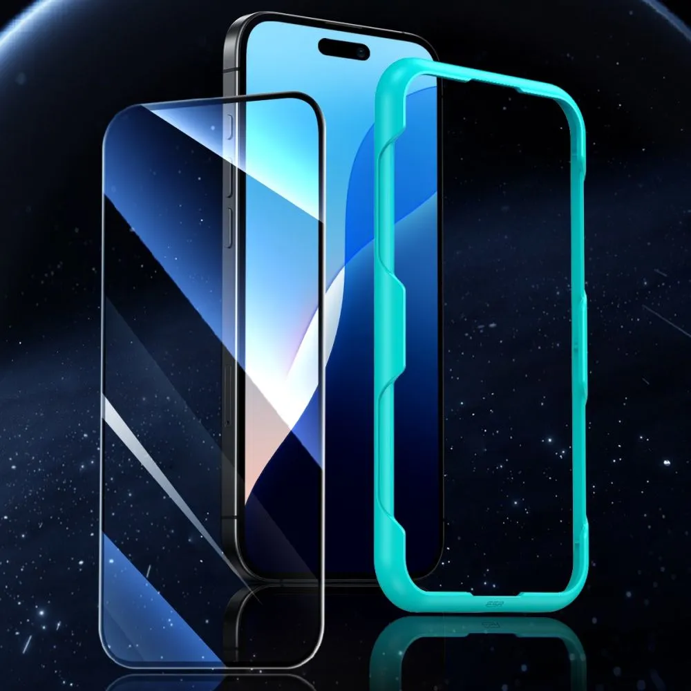 ESR 2-pack Tempered Glass Screen Protector for Apple iPhone 16 - Clear