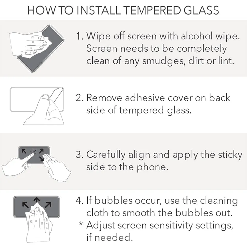 Glass Screen Protector - Galaxy S21 Ultra Curve Coverage Super Anti-Impact (Compatible w/ Fingerprint ID) Phone SP