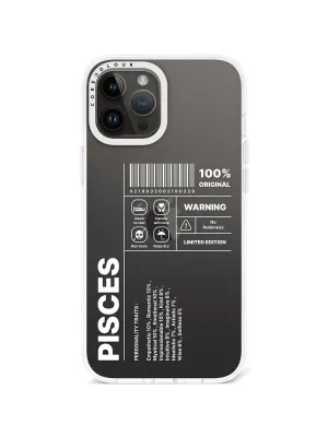 iPhone 12 Pro Max Warning Pisces Phone Case