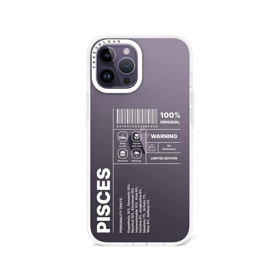 iPhone 12 Pro Max Warning Pisces Phone Case