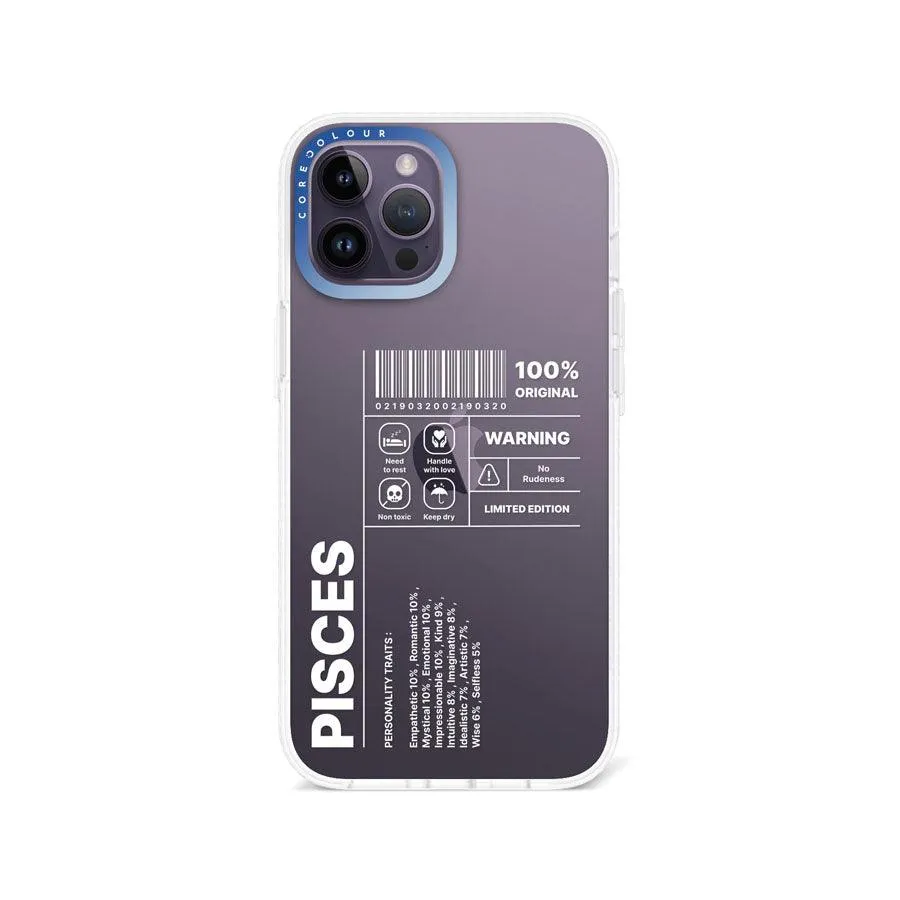 iPhone 12 Pro Max Warning Pisces Phone Case