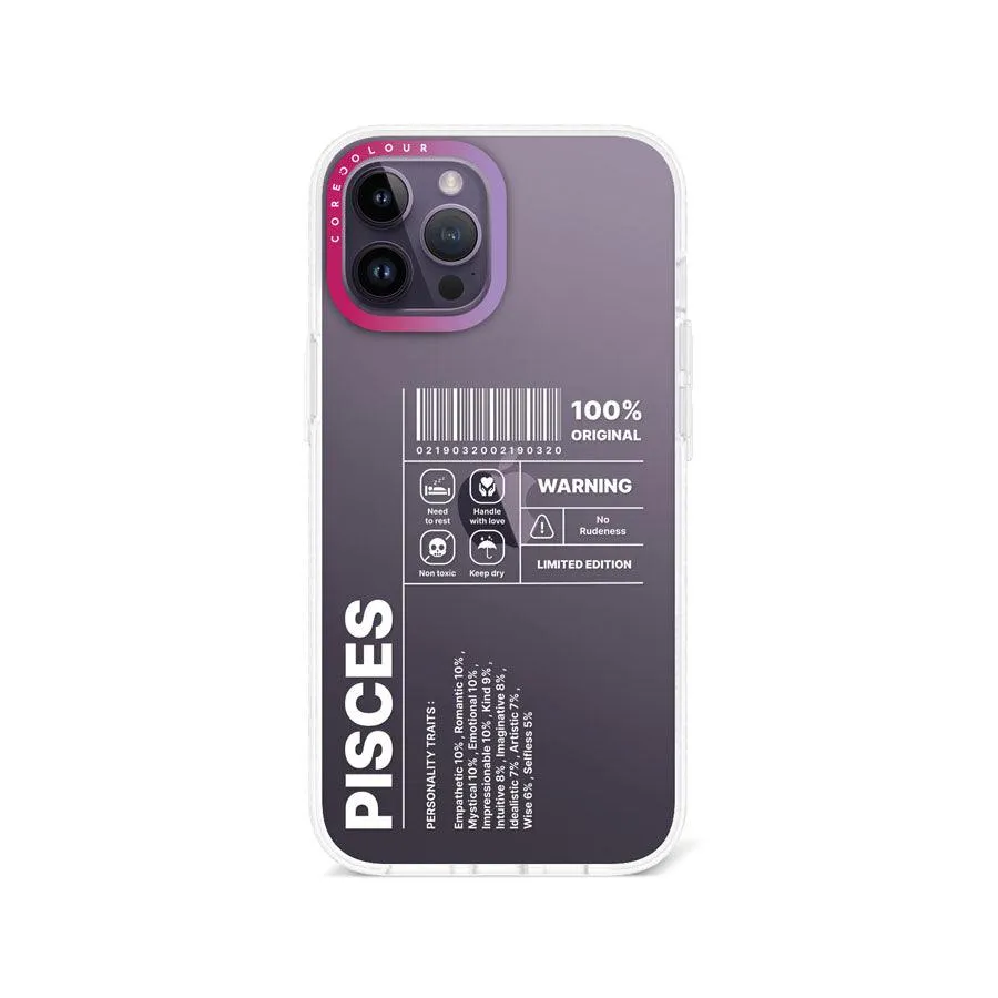 iPhone 12 Pro Max Warning Pisces Phone Case