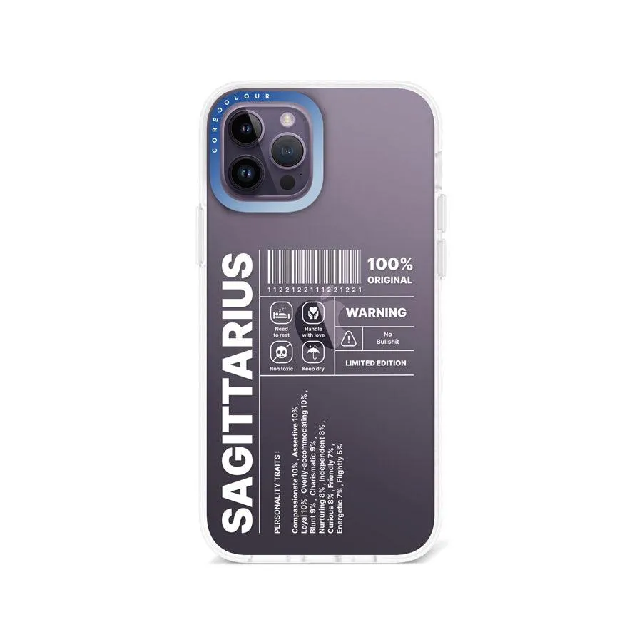 iPhone 12 Pro Warning Sagittarius Phone Case