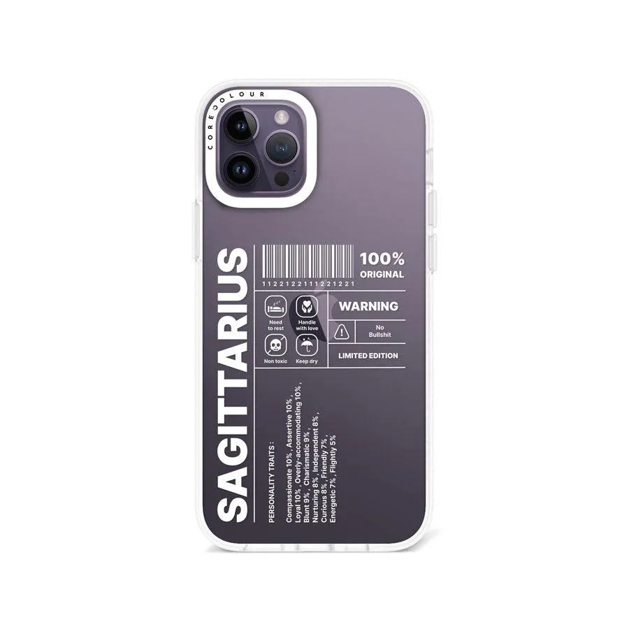 iPhone 12 Pro Warning Sagittarius Phone Case