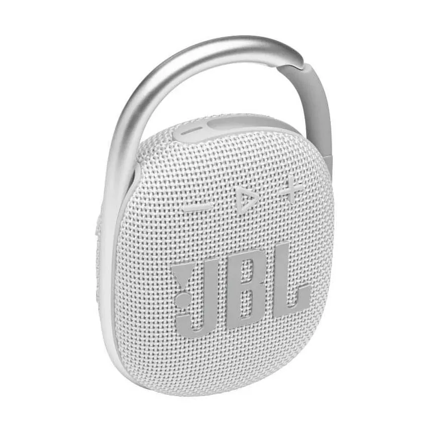 JBL Clip 4 Portable Speaker System, White