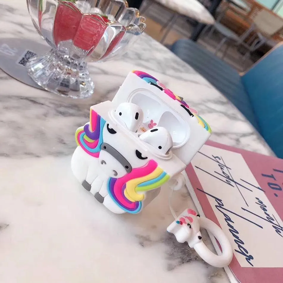 Kawaii Unicorn AirPods Case