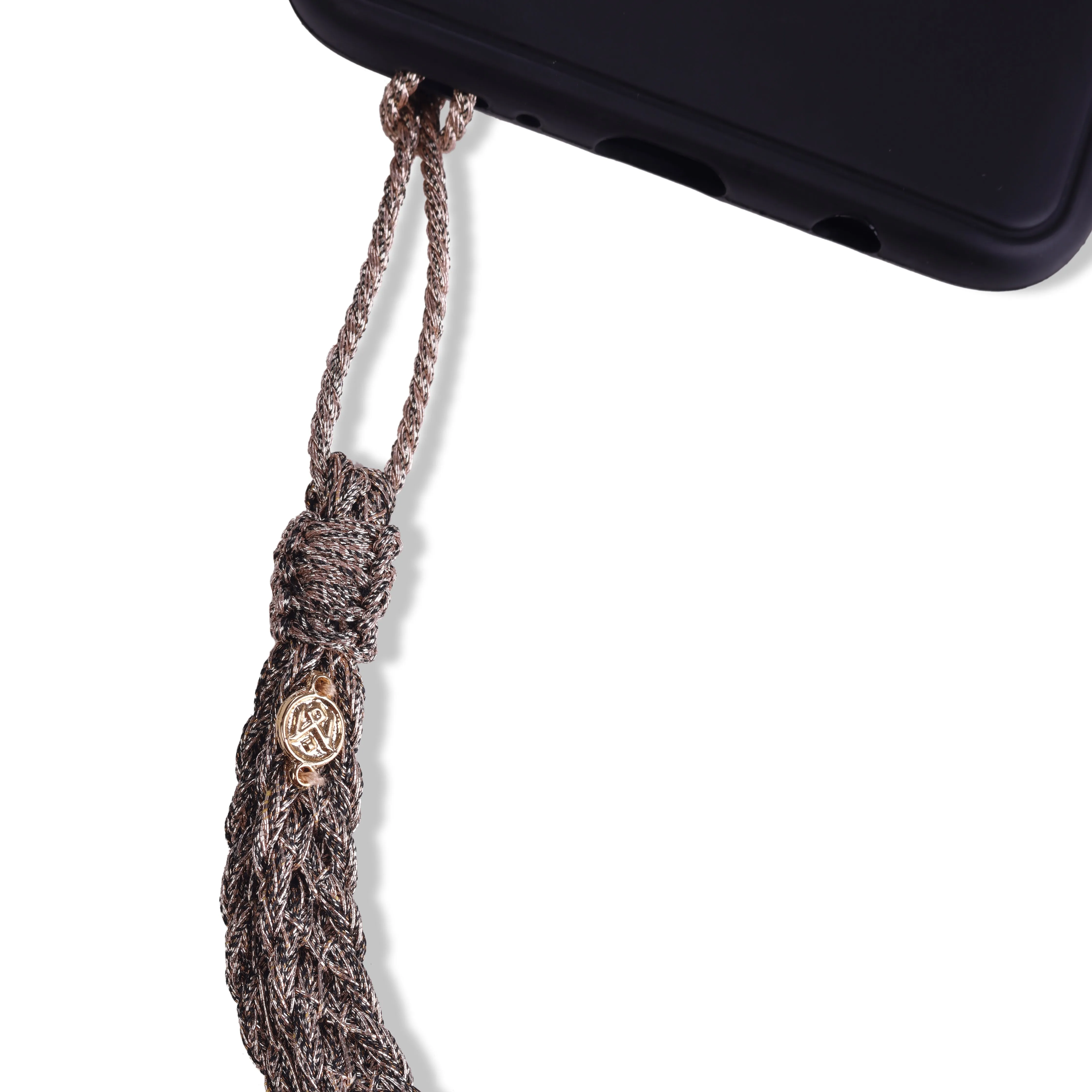Maxi Braided Phone Strap Greige