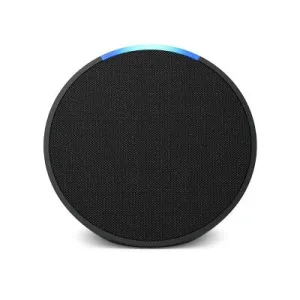 New - Amazon Echo Pop (1st Gen, 2023 Release) Full sound Compact Smart Speaker with Alexa  - Charcoal