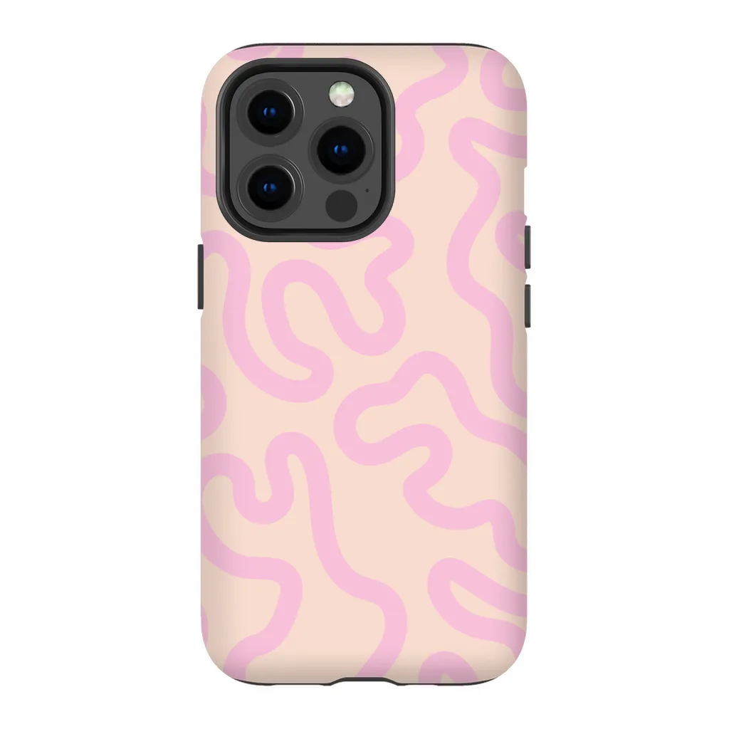 Pastel Moments Phone Case - Cream/Pink