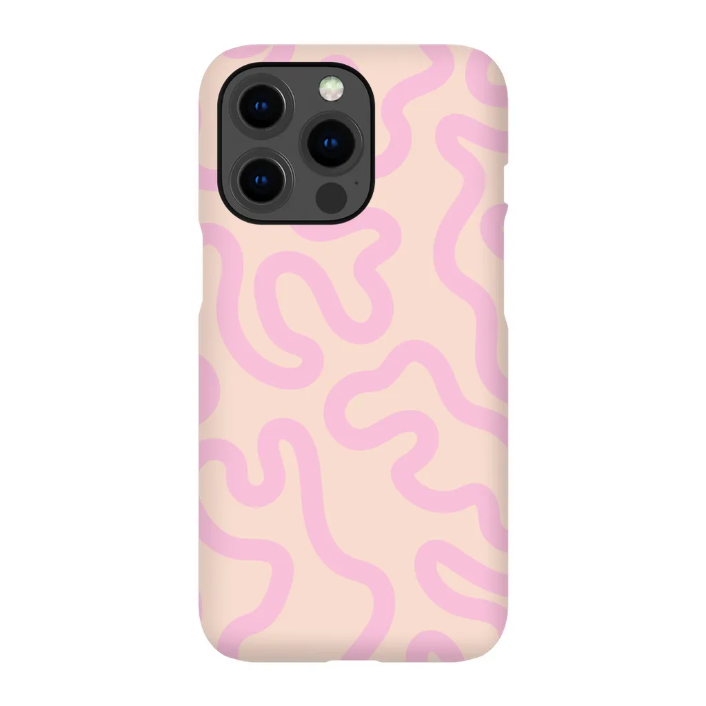Pastel Moments Phone Case - Cream/Pink