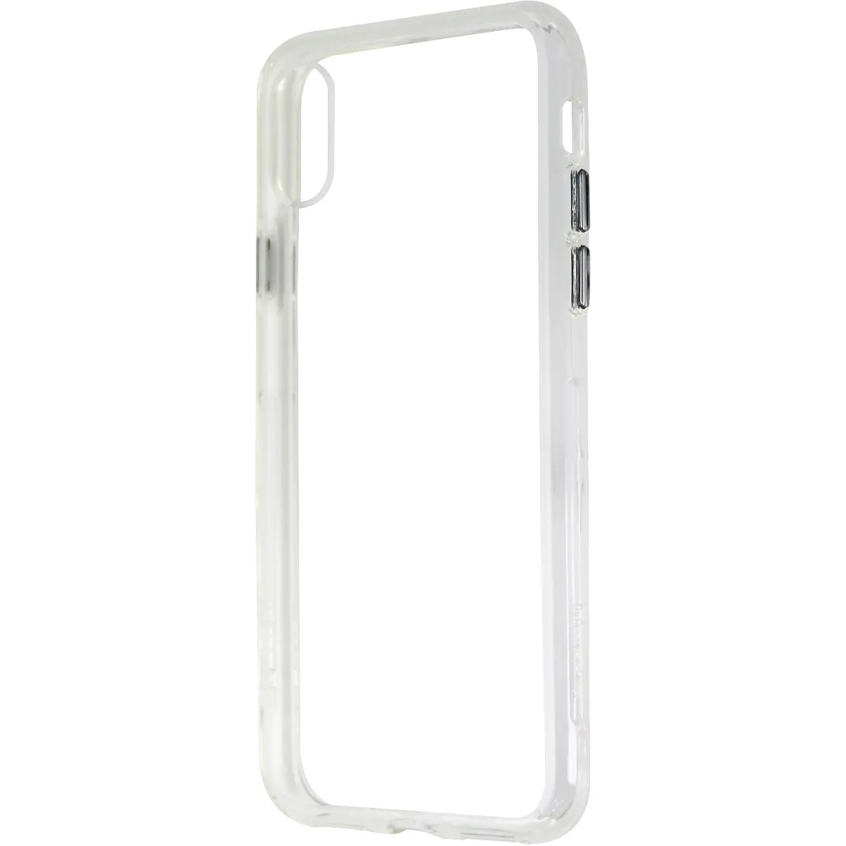 Qmadix C Series Crystal Clear Hard Case for Apple iPhone Xs/X - Sleek Protective Cover