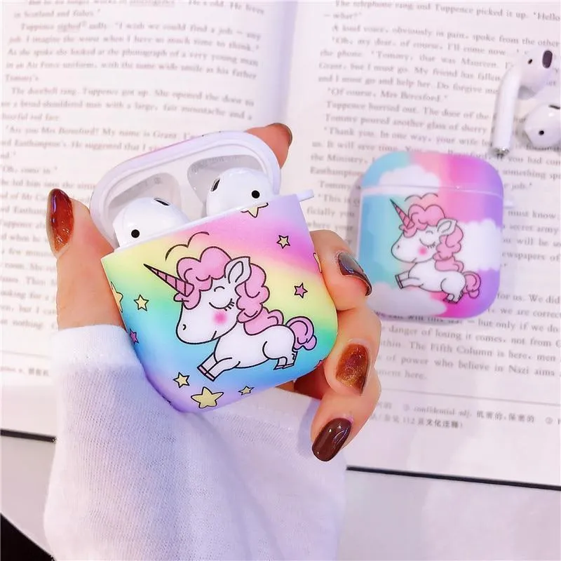 Rainbow Unicorn AirPods Case