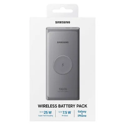 Samsung 10000mAh 25W Wireless Power Bank - Silver