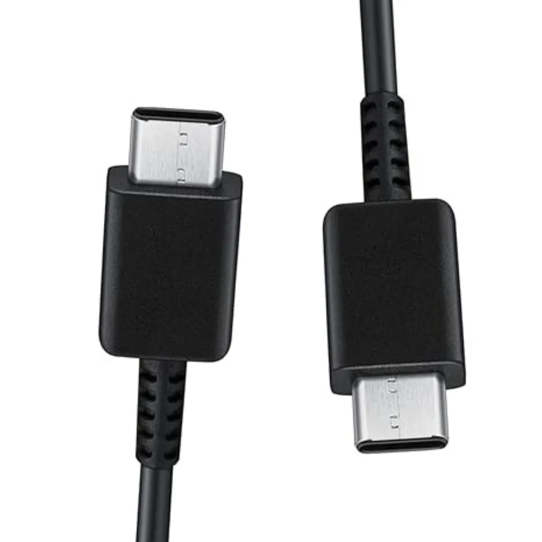 Samsung 45W Super Fast Charging Travel Adapter With C To C Cable Black Mobile Charger