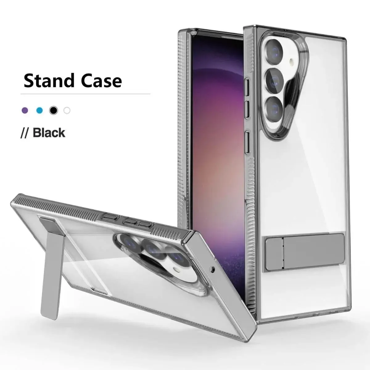 Samsung S23 Crystal Stand Case