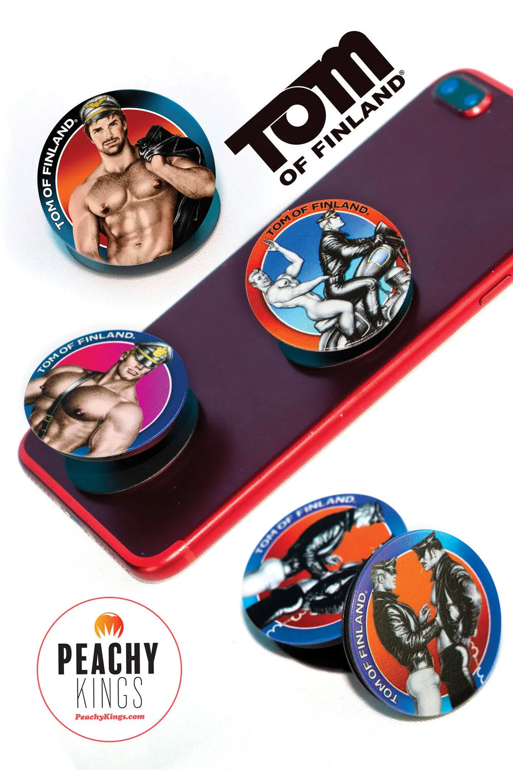 Tom of Finland Phone Grip - Sgt. Stud